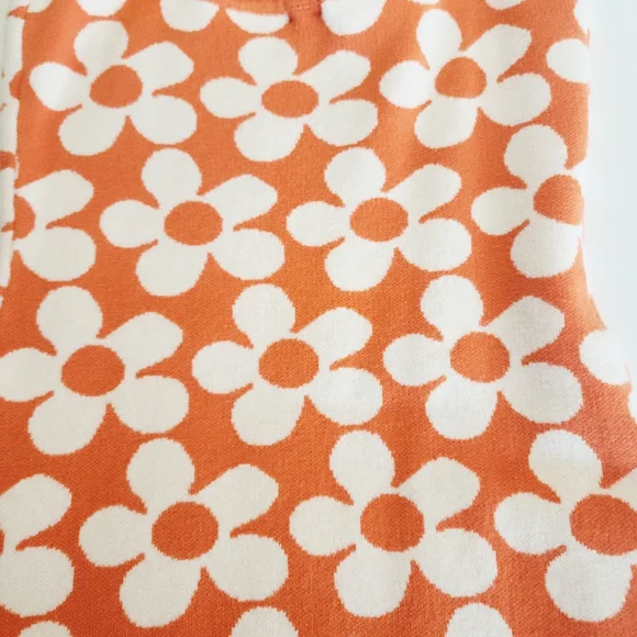 Princess Polly Floral Knit Sweatee Bodycon Mini Dress, Size XS/S - Picture 4 of 8